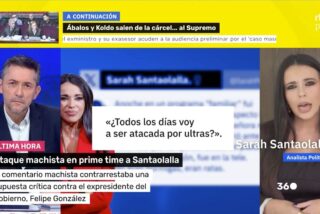 Javier Ruiz y Sarah Santaolalla.