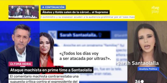 Javier Ruiz y Sarah Santaolalla.