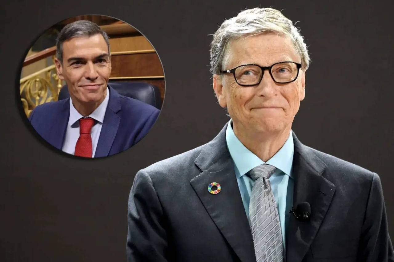 Sánchez y Bill Gates