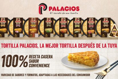 Nueva imagen en la gama Tortillas Palacios Receta Casera