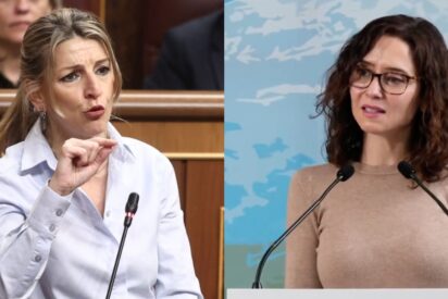 Yolanda D&iacute;az e Isabel D&iacute;az Ayuso.