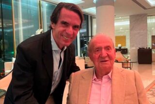 Aznar comparte foto con Juan Carlos I y Herrera revela su buen estado de salud
