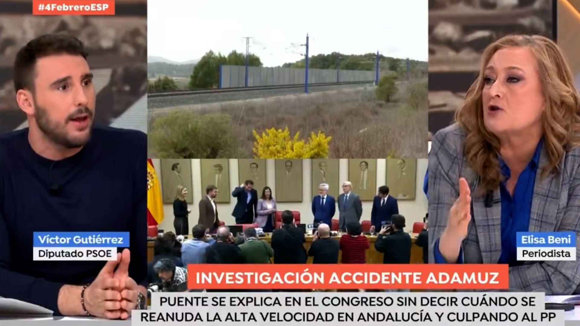 Elisa Beni destroza en directo a un socialista fiel a su &lsquo;amo&rsquo; S&aacute;nchez