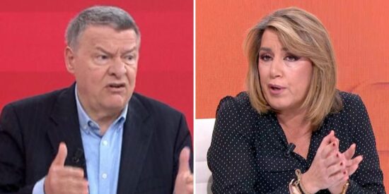Jordi Sevilla y Susana D&iacute;az en 'Espejo P&uacute;blico' (Antena 3)