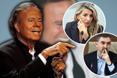 Julio Iglesias y sus empleadas