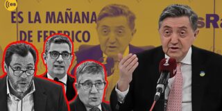 Jim&eacute;nez Losantos estalla contra Patxi L&oacute;pez, &Oacute;scar Puente y F&eacute;lix Bola&ntilde;os a cuenta de la salud de S&aacute;nchez