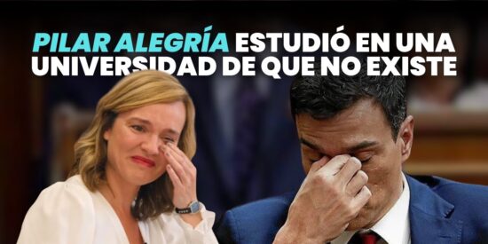 Pilar Alegr&iacute;a estudi&oacute; en una universidad que no existe