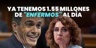 Ya tenemos 1,55 millones de "enfermos" diarios