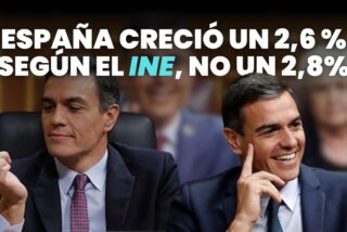 Espa&ntilde;a creci&oacute; un 2,6 %, seg&uacute;n el INE, no un 2,8%