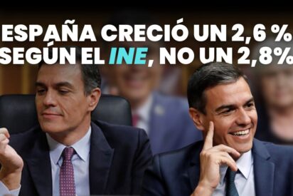 Espa&ntilde;a creci&oacute; un 2,6 %, seg&uacute;n el INE, no un 2,8%