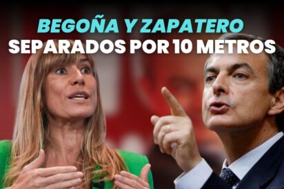 Bego&ntilde;a y Zapatero separados por 10 metros