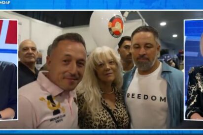 RistoMejide, Santiago Abascal y Pilar Rahola.