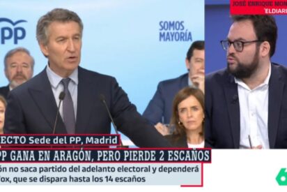 Tremendo revent&oacute;n que lleva un periodista de Ferreras tras el KO de la izquierda en Arag&oacute;n