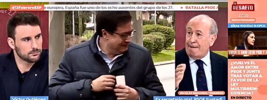 Nicol&aacute;s Redondo dur&iacute;simo contra &Oacute;scar L&oacute;pez por su ataque a Javier Lamb&aacute;n: &laquo;Inmoralidad absoluta&raquo;