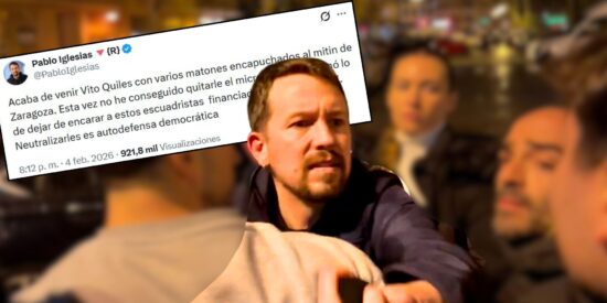 Pablo Iglesias &lsquo;lloriquea&rsquo; en redes despu&eacute;s de ponerse mat&oacute;n con Vito Quiles y le cae un buen &lsquo;jarabe democr&aacute;tico&rsquo;