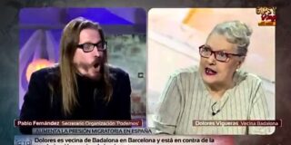 Una vecina de Badalona humilla en directo al podemita Pablo Fern&aacute;ndez: &laquo;En Zaragoza, &iexcl;toma, menos cero!&raquo;