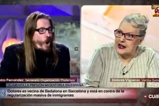 Una vecina de Badalona humilla en directo al podemita Pablo Fern&aacute;ndez: &laquo;En Zaragoza, &iexcl;toma, menos cero!&raquo;