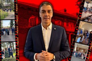 Patetismo m&aacute;ximo: Pedro S&aacute;nchez hace un nuevo &lsquo;house tour&rsquo; por Moncloa&hellip; &iexcl;acompa&ntilde;ado de figurantes palmeros!