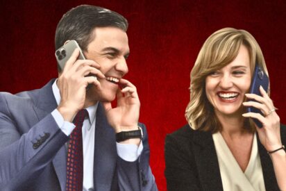 Pedro S&aacute;nchez y Pilar Alegr&iacute;a, imagen generada por IA