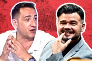 Emilio Delgado (M&aacute;s Madrid) y Gabriel Rufi&aacute;n (ERC)