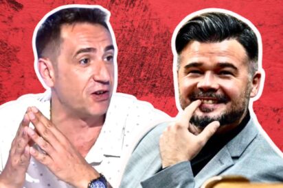 Emilio Delgado (M&aacute;s Madrid) y Gabriel Rufi&aacute;n (ERC)