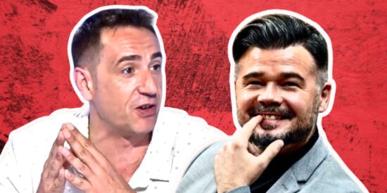 Emilio Delgado (M&aacute;s Madrid) y Gabriel Rufi&aacute;n (ERC)