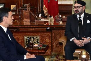 Pedro S&aacute;nchez y Mohamed VI de Marruecos