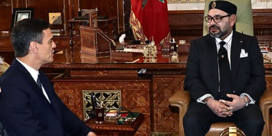 Pedro S&aacute;nchez y Mohamed VI de Marruecos