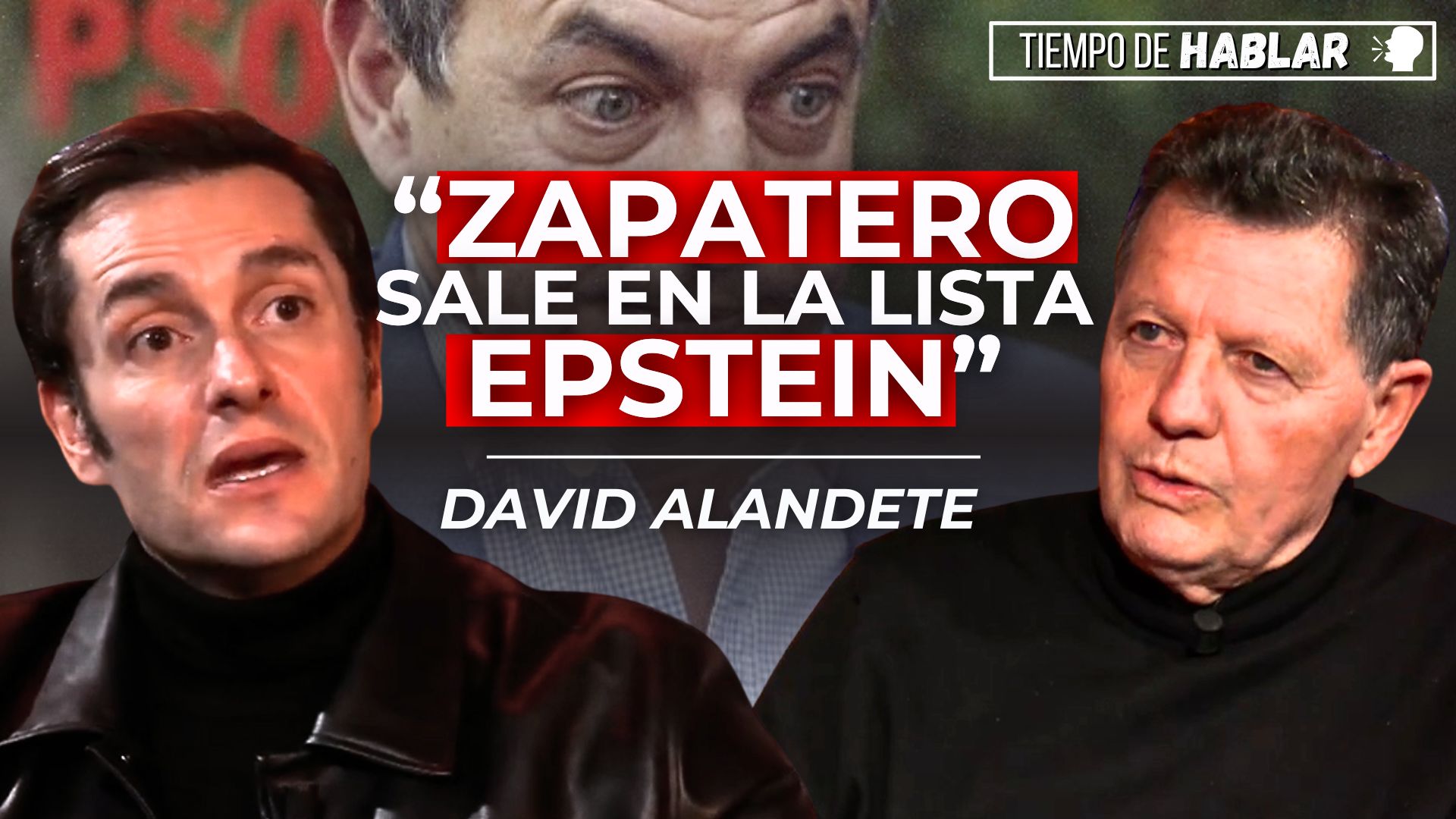 David Alandete revela a Alfonso Rojo que la izquierda, escandalizada porque Aznar está en la lista Epstein, esconde que también sale Zapatero 
