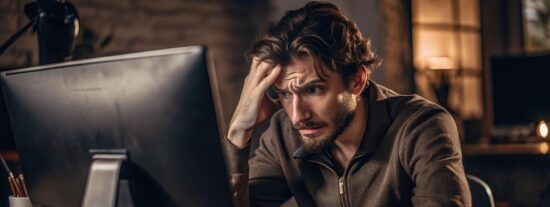 Trabajador frustrado por la ca&iacute;da de movistar