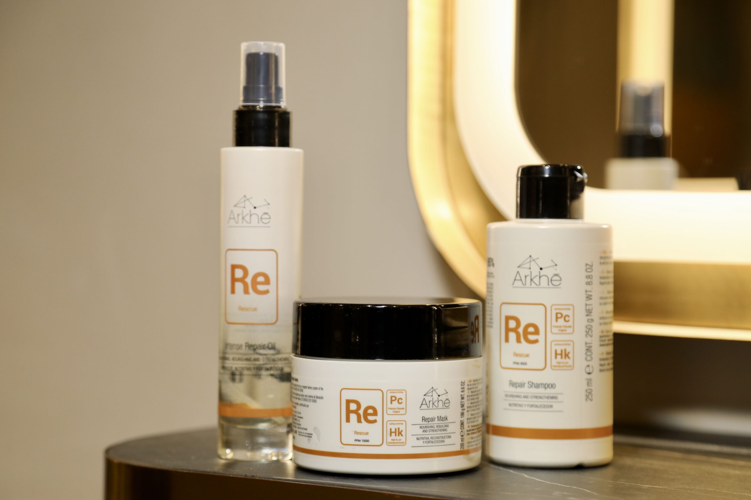 Andrea Duro confía en Arkhé Cosmetics para preparar su melena antes de los famosos premios del cine español