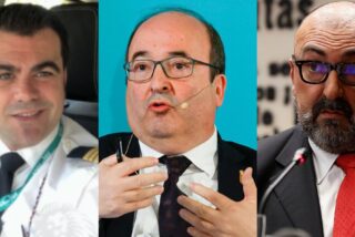 &Aacute;ngel Garc&iacute;a Rosique, Miquel Iceta y Koldo Garc&iacute;a.