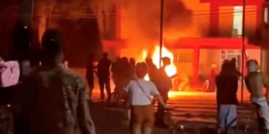 Atacan una sede del Partido Comunista de Cuba por la escasez energética