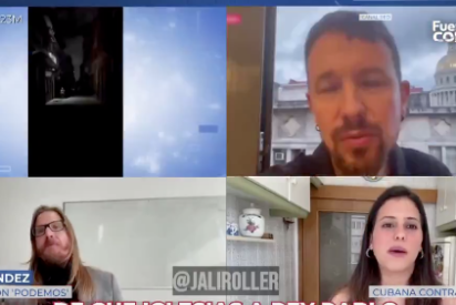 Una cubana deja con el culo al aire al quiosquero de Podemos que elogia la dictadura de la Isla