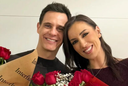 Christian Gálvez con Patricia Pardo