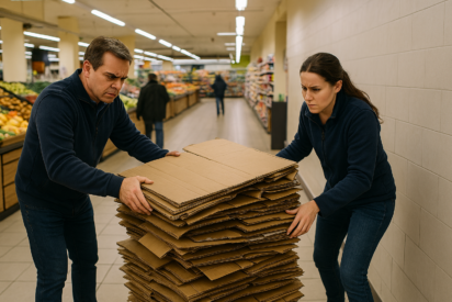 El "coste oculto" del cart&oacute;n: cuando una compactadora se para, la tienda paga en tiempo y productividad