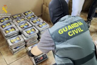Droga decomisada por la Guardia Civil