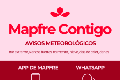 Mapfre lanza Mapfre Contigo, un nuevo servicio que alerta de riesgos meteorol&oacute;gicos extremos
