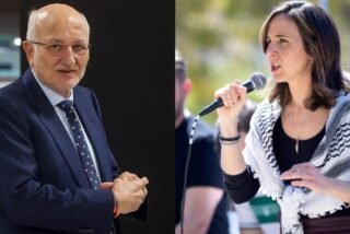 Juan Roig y Ione Belarra.