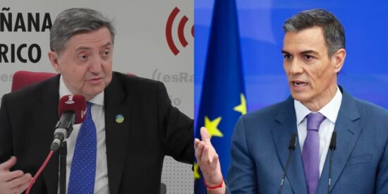 Federico Jim&eacute;nez Losantos y Pedro S&aacute;nchez.