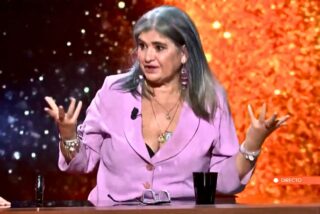 Luc&iacute;a Etxebarria en el plat&oacute; de 'Horizonte' (Cuatro)