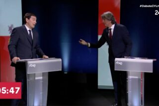 Alfonso Fern&aacute;ndez Ma&ntilde;ueco (PP) y Carlos Mart&iacute;nez (PSOE).