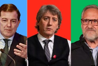 Alfonso Fern&aacute;ndez Ma&ntilde;ueco, Carlos Mart&iacute;nez y Carlos Poll&aacute;n.