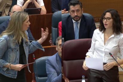 Mar Espinar e Isabel D&iacute;az Ayuso.