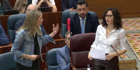 Mar Espinar e Isabel D&iacute;az Ayuso.