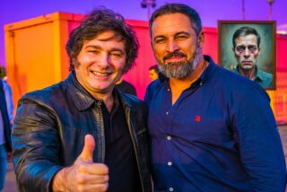 Milei, Abascal y Sánchez