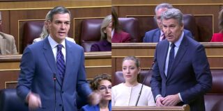 Pedro S&aacute;nchez y Alberto N&uacute;&ntilde;ez Feij&oacute;o.