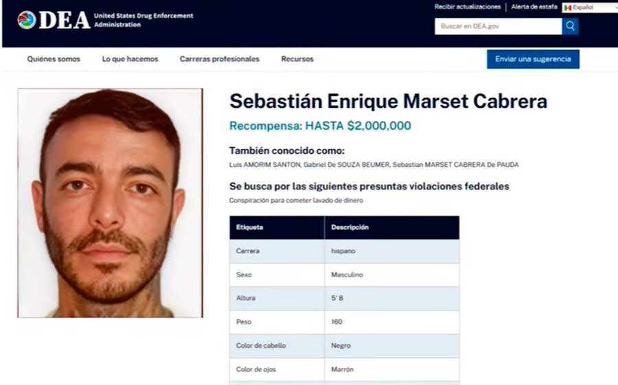 Capturan en Bolivia a Sebastián Marset, destacado narco uruguayo, y lo extraditan a EE.UU.