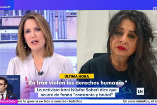 Silvia Intaxuarrondo y Nilufar Saberi en TVE