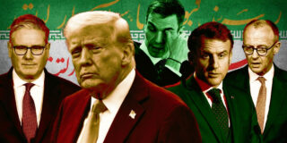 Starmer, Trump, S&aacute;nchez, Macron y Merz